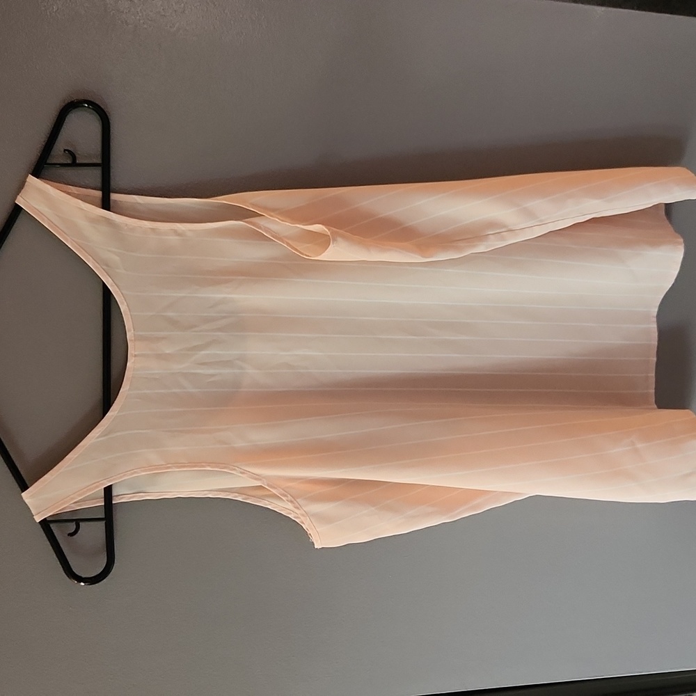 Frenchi Scoop Neck Pin Strip Tank Top - Picture 5 of 5